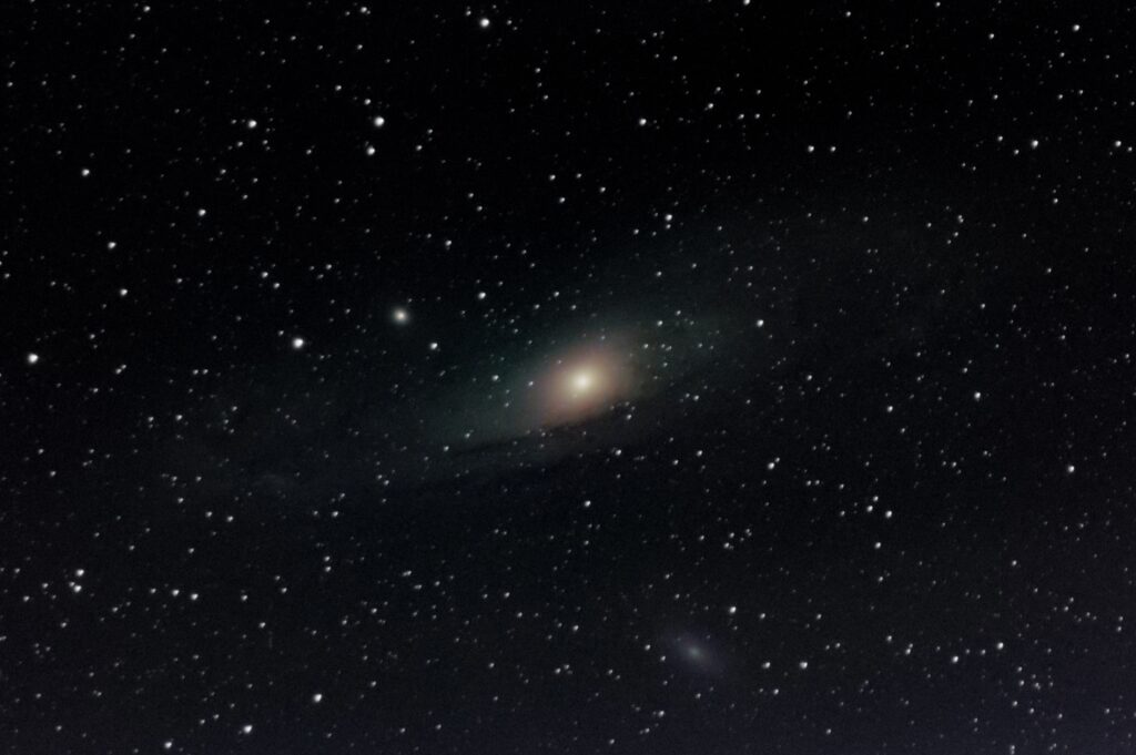 Andromeda Galaxy surrounded by other galaxies.